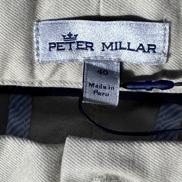 New Peter Millar Crown Men's Pilot Twill Flat Front Trouser 40 $175 - Picture 5 of 7